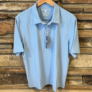 Southern Shirt Next Level Performance Polo in Ocean Breeze Light Blue